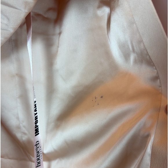 BNWT House of CB champagne Draped Dress - Picture 6 of 6